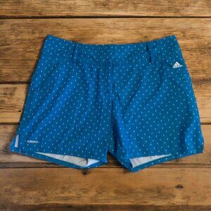 Adidas Adizero Blue Retro Techwear‎ Sporty Chic Athletic Short Short Size 6